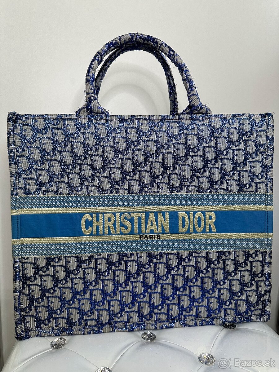 Christian Dior kabelka modra