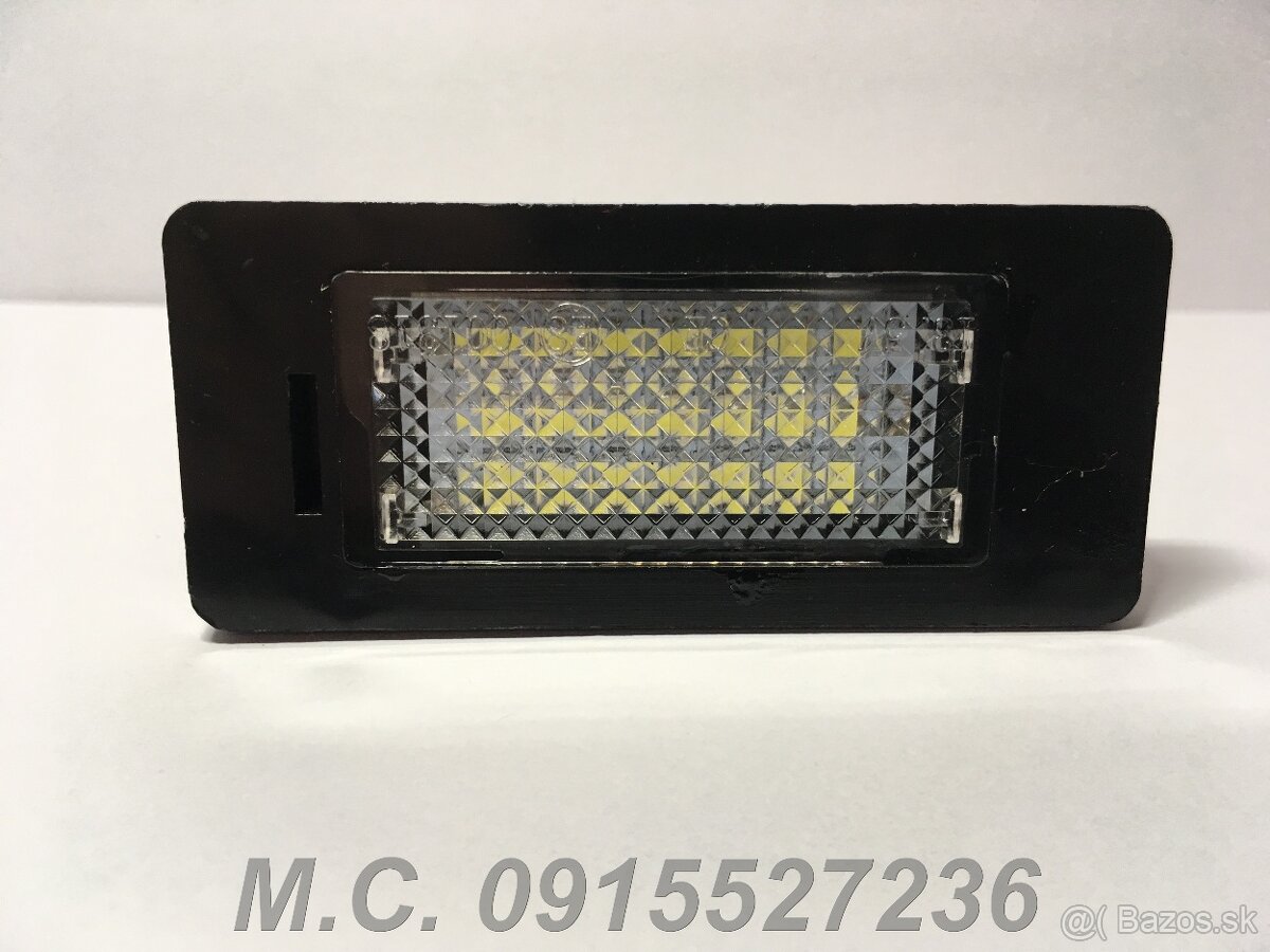 LED osvetlenie ŠPZ, EČV pre BMW 1,3,5,X1,X5,X6