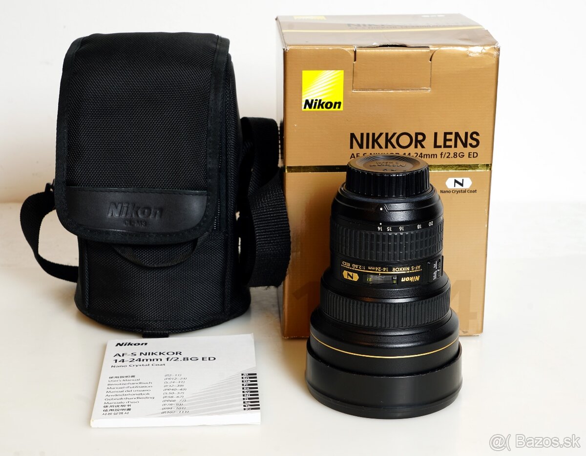 Nikon AF-S NIKKOR 14-24 mm f/2,8 G ED IF