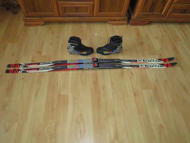 Predam bezkovy set,Salomon,172 cm,SNS,c.40-skate