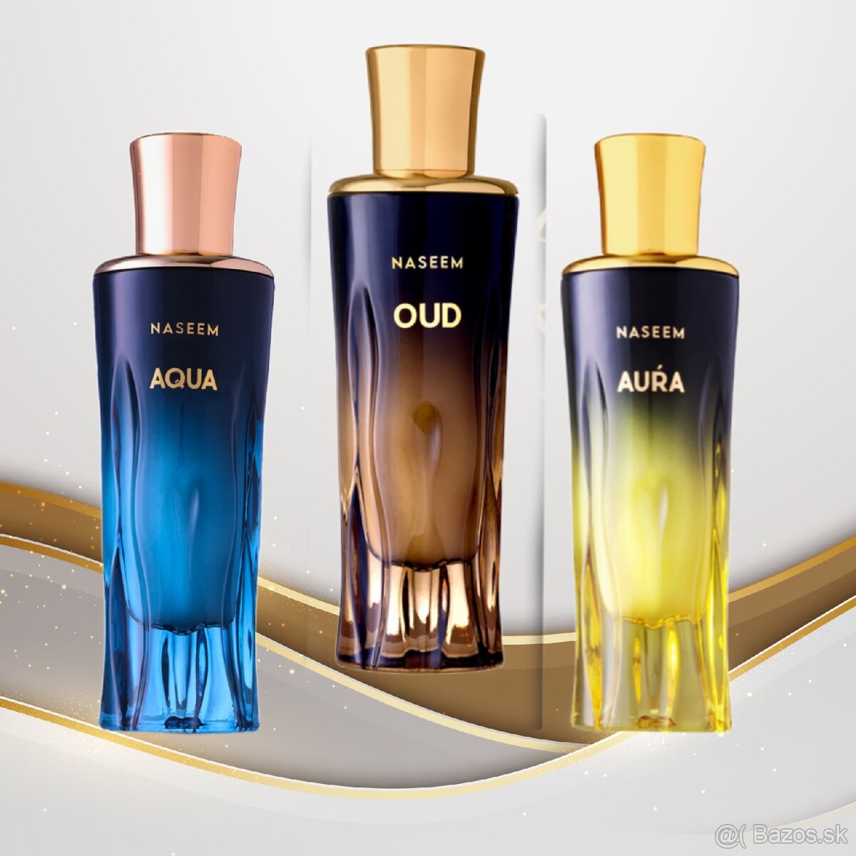 Dubajský parfém Naseem OUD , AQUA , AURA - ORIGINÁL