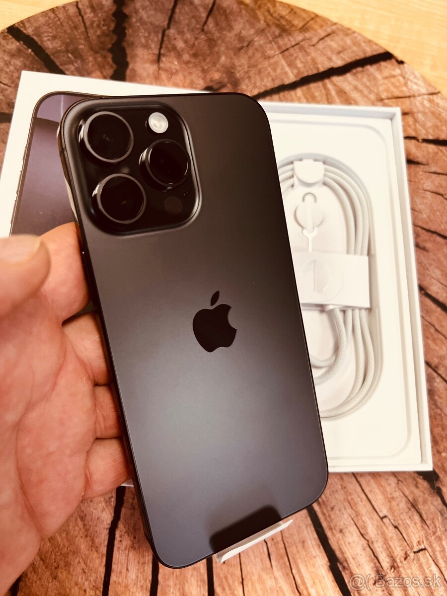 iPhone 16 pro Max 256 black Titan nepoužitý záruka folia