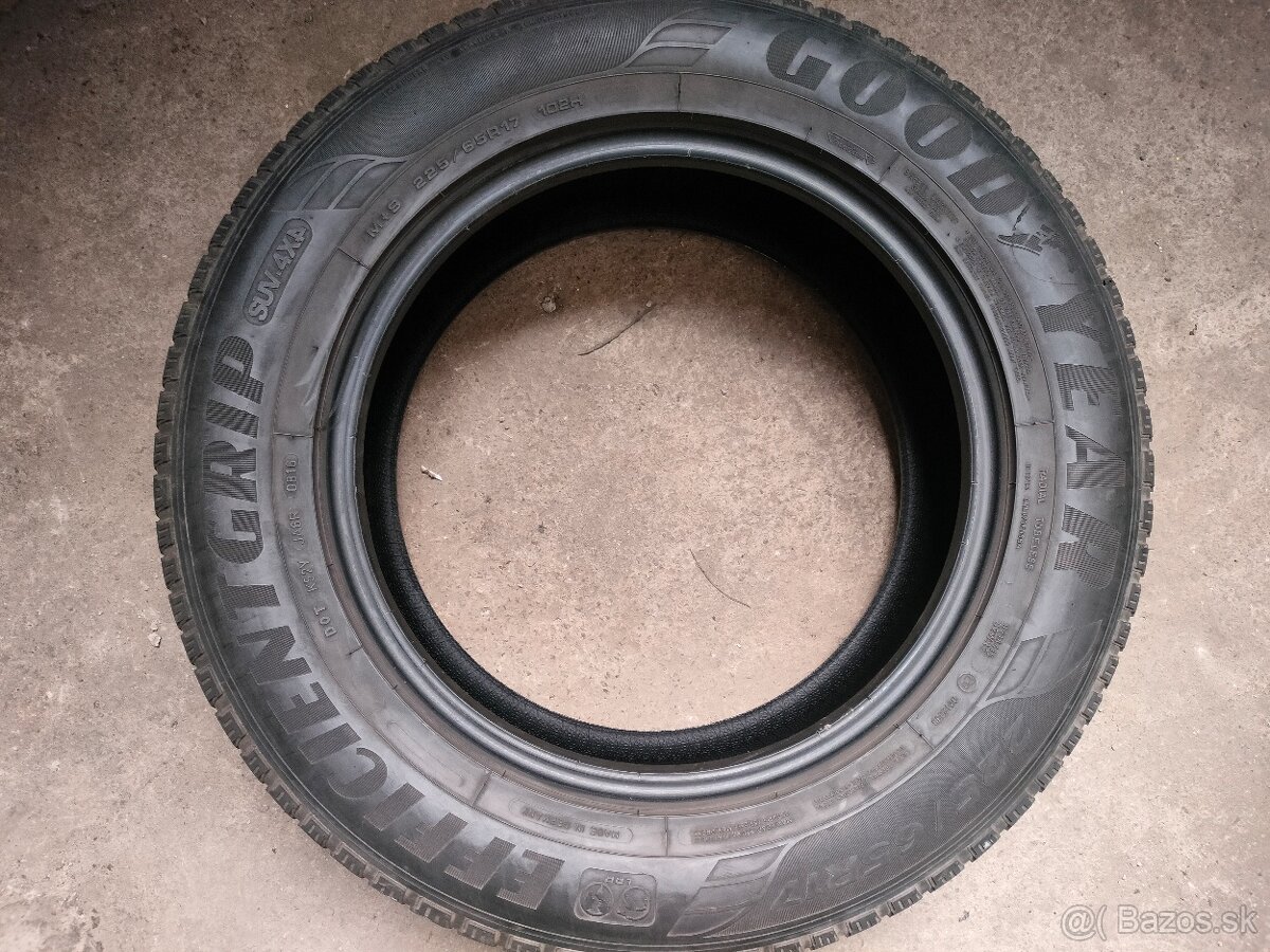 Predám sadu letných pneu Goodyear 225/65 r17