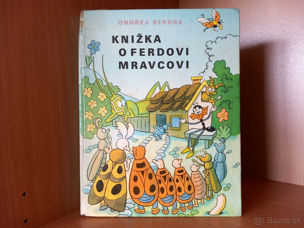 Knižka o Ferdovi mravcovi - SK jazyk, vydanie z roku 1974