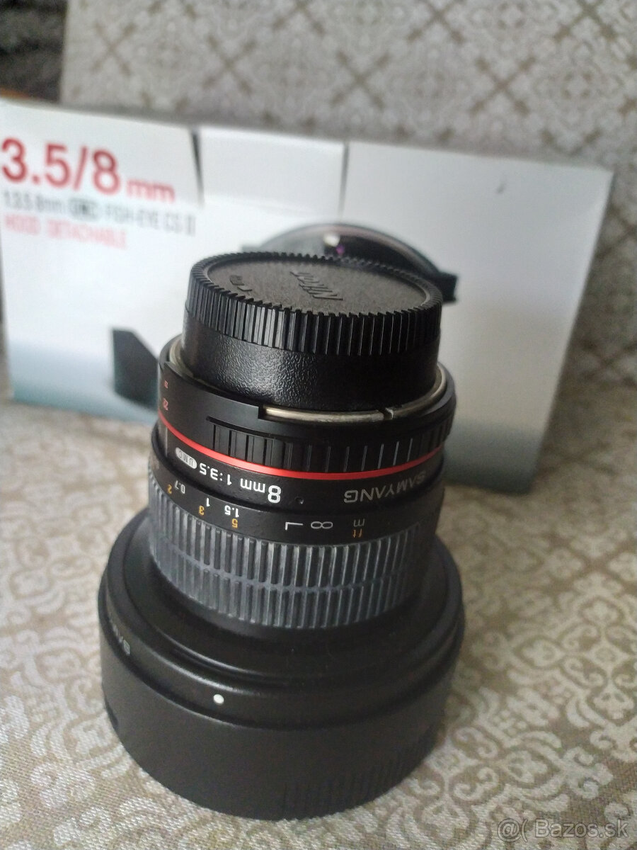 Samyang 8mm f/3,5 AS MC Fisheye CS II pre Nikon F (AE)