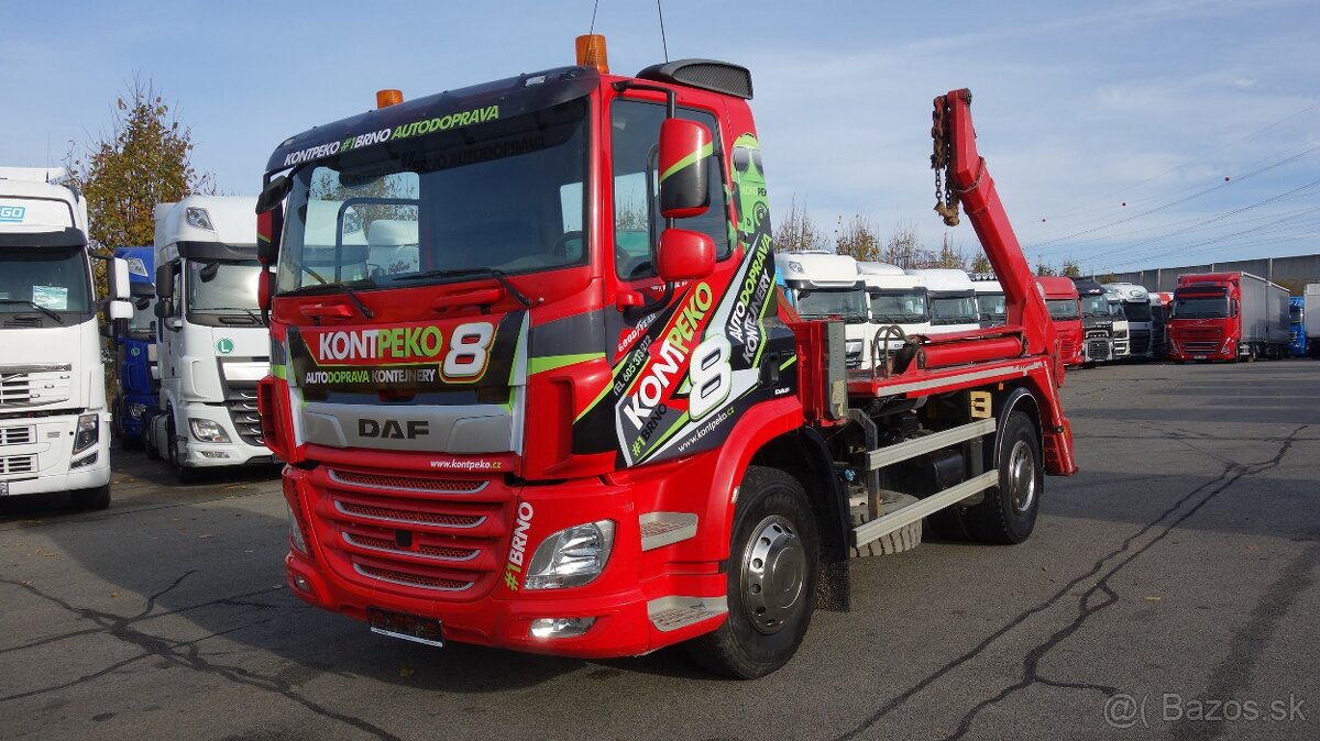 Prodám DAF CF 370 FA Day Cab EURO 6 řetězový nosič kontejner