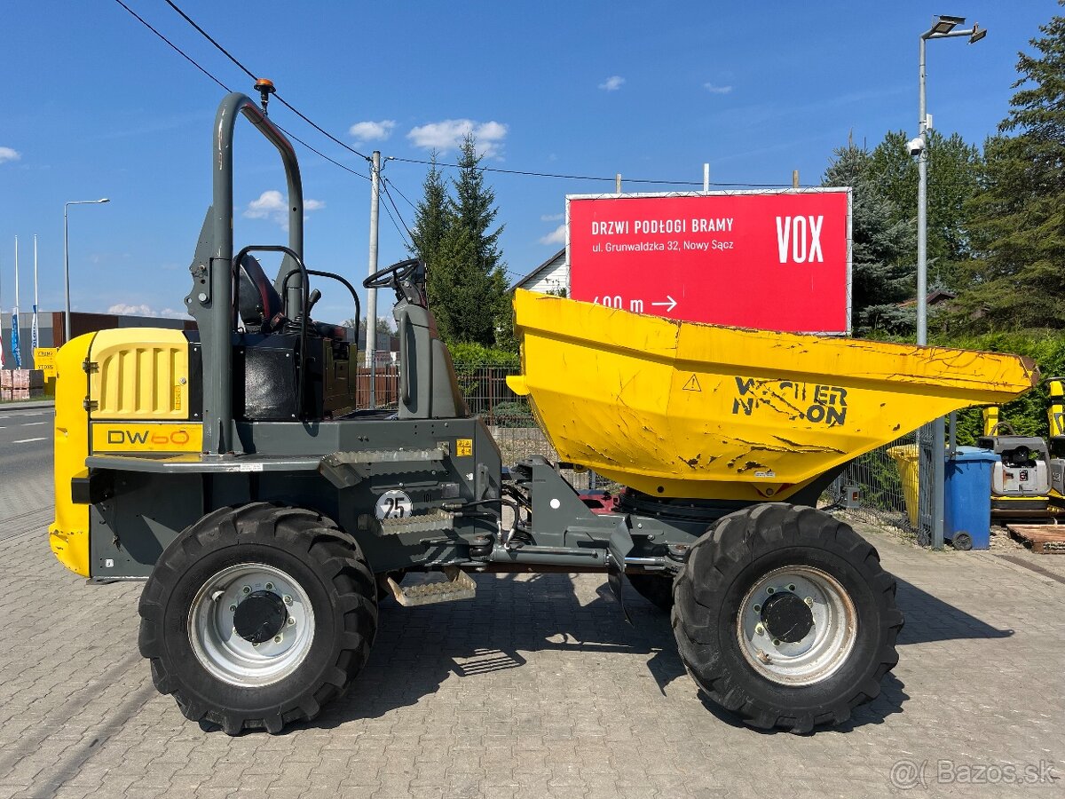 Dumper vyklapac Wacker Neuson DW60, Thwaites Benford Terex