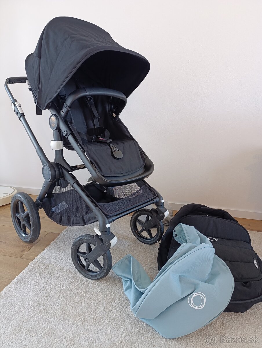 Bugaboo Fox 2 All Black 2 kombinacia