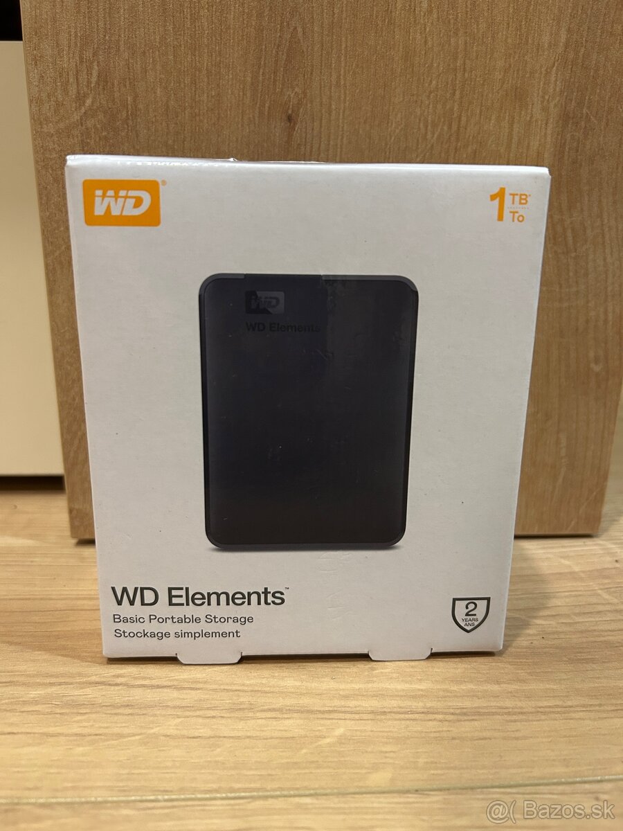 WD 2.5" Elements Portable 1TB čierny