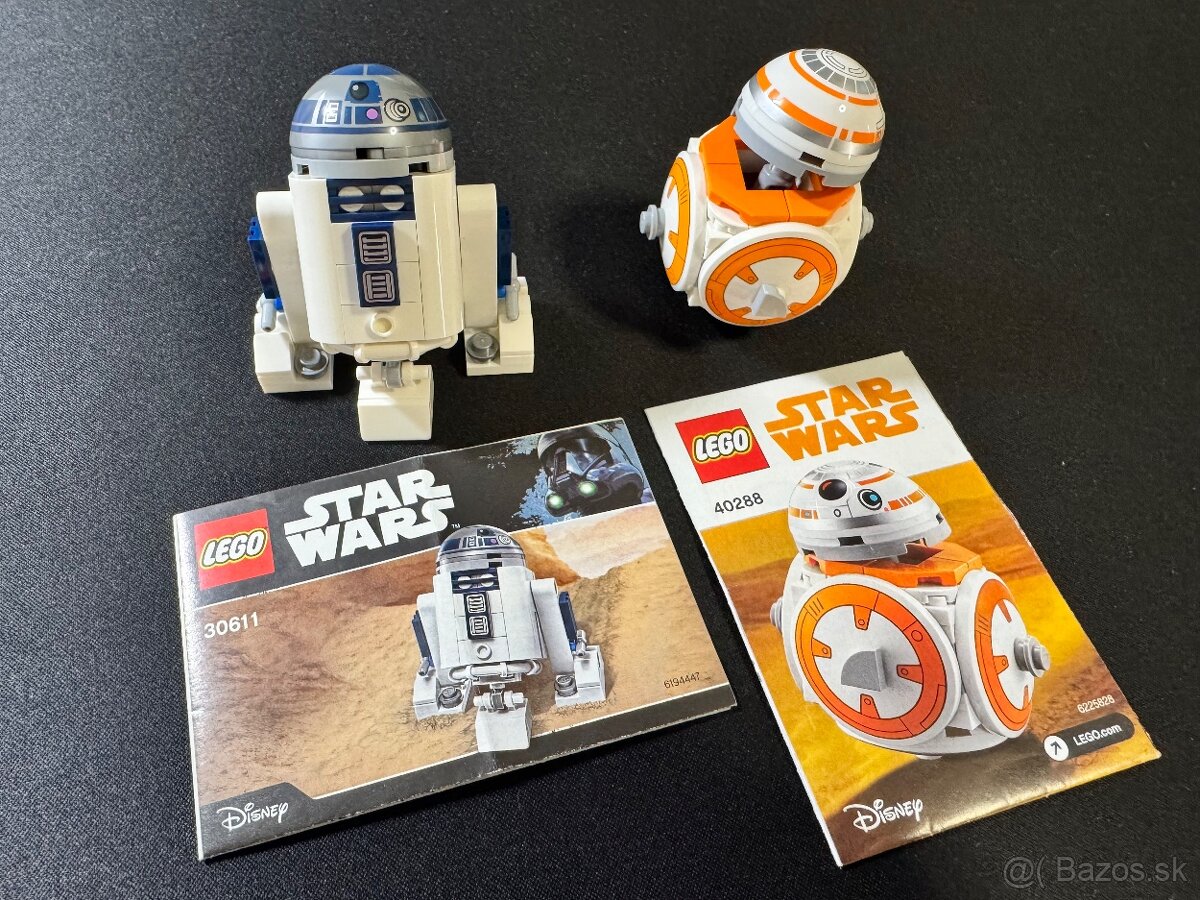 LEGO R2-D2 (30611) + LEGO BB-8 (40288) - 1x Poskladané