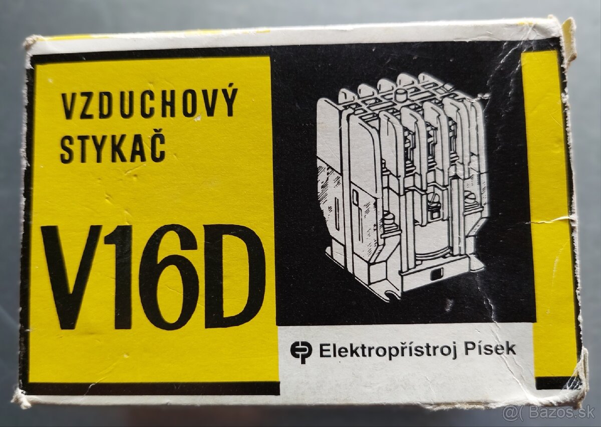 Vzduchový stykač V16D, 220V, 50Hz