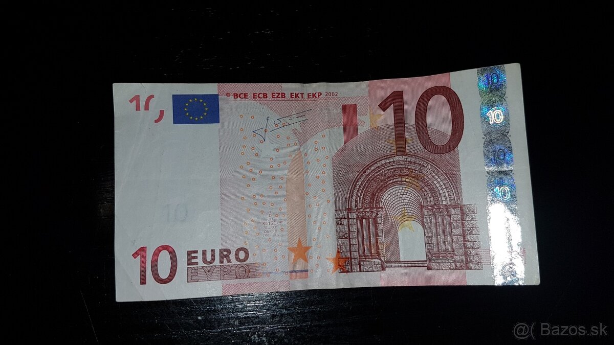 10 euro bankovka 2002 Nemecko