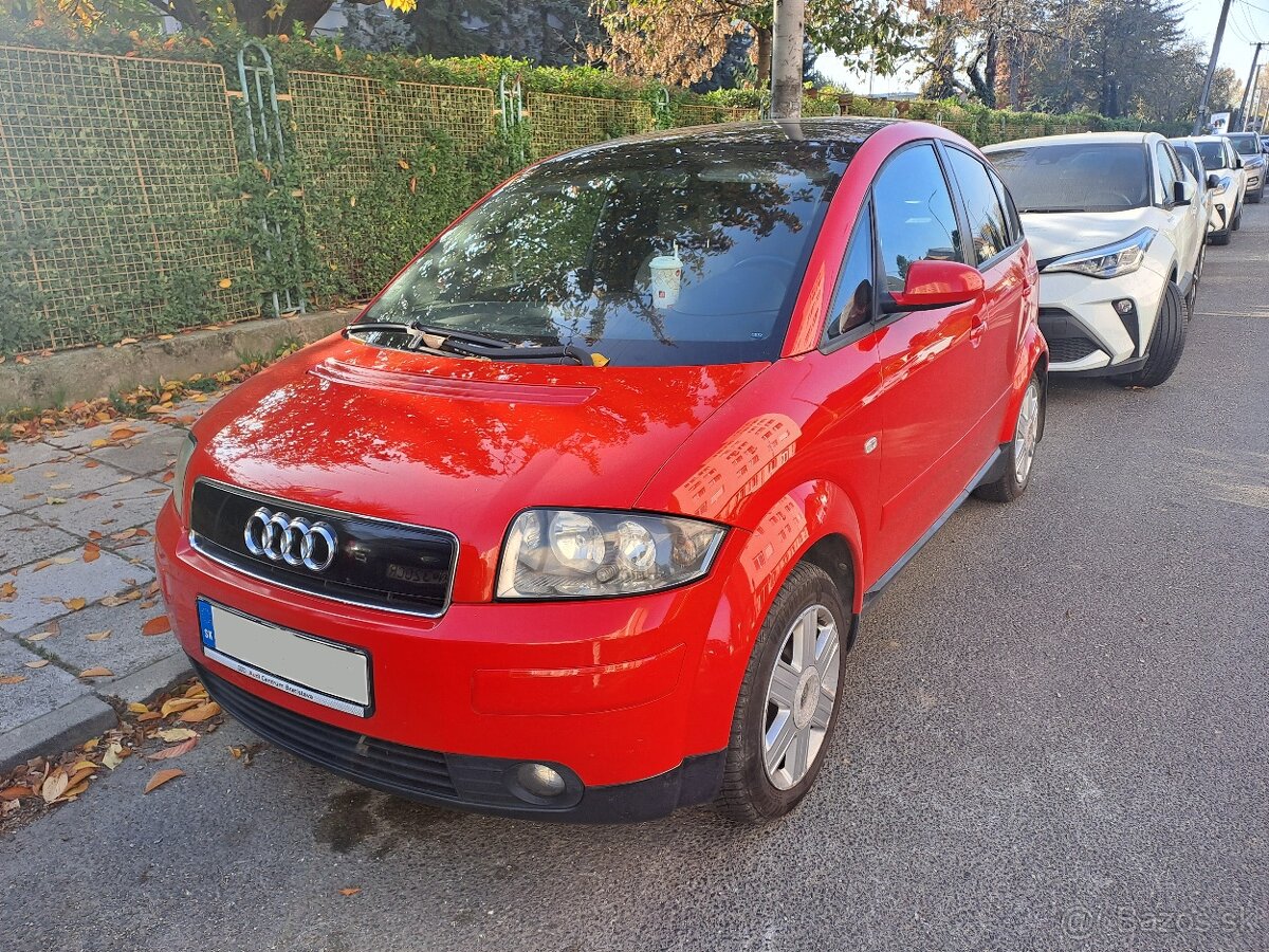 Audi A2 1,4i 55KW Benzín, M5, ELEGANCE"MÁX,