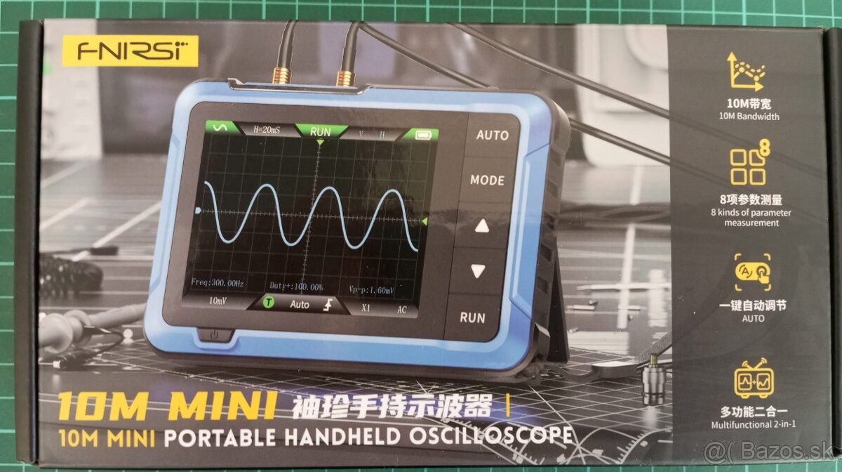 Fnirsi DSO-510 Osciloskop 10Mhz-48Ms/s s generátorom