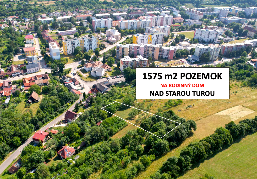 Stará Turá - 1575 m2 EXKLUZÍVNY stavebný pozemok nad mestom