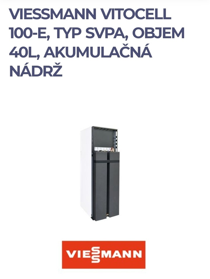 Akumulačná nádrž Viessmann 100-E