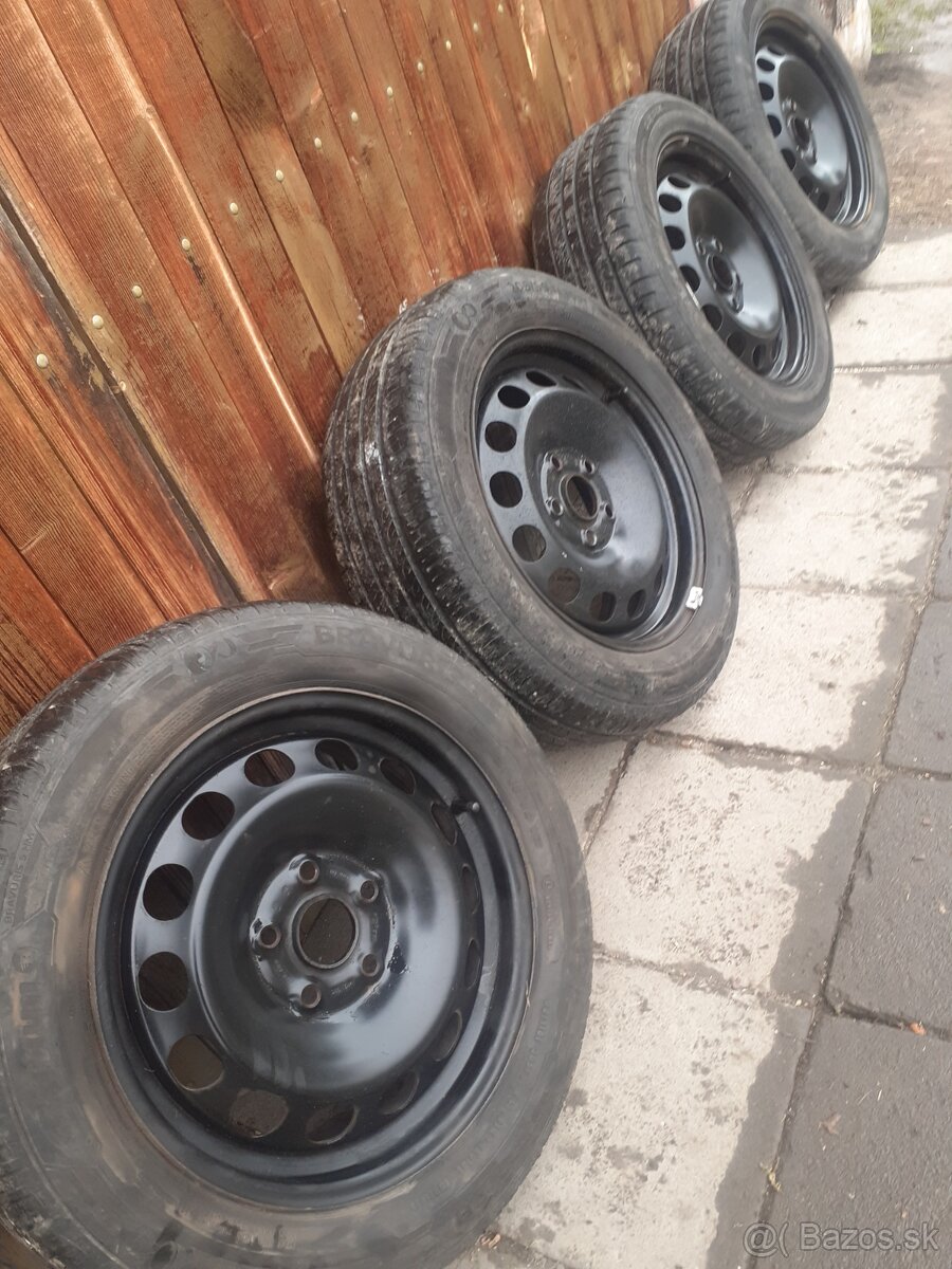 Plechové disky Škoda 5x112 r16 205/55 r16