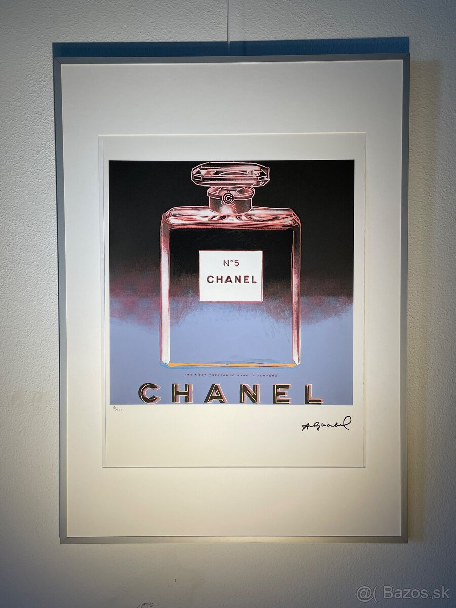 Andy Warhol "Chanel" Limitovaná edícia_Certifikát