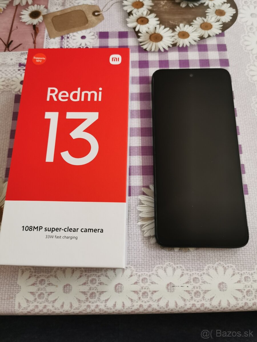 Mobily telefon Xiaomi redmi 13. Kupovany 1. 9.2024