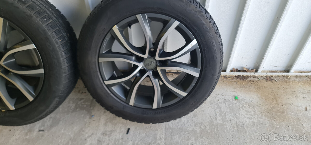 Zimne pneumatiky Pirelli 225/60 R17 + alu disky