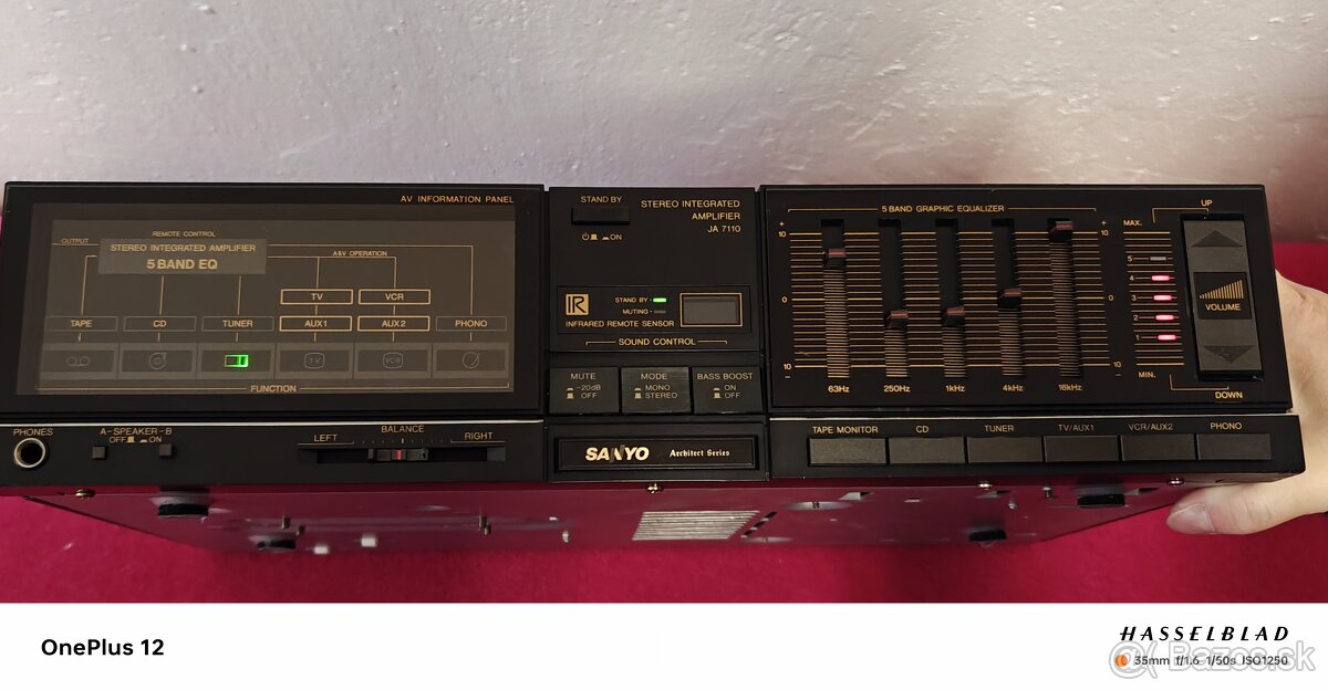 Sanyo stereo zosilňovač