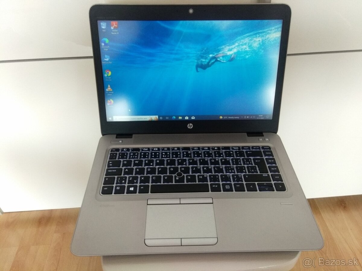 HP Elitebook 745 G4 ,podsvietená kláv. ,8gb ram ,bez baterky