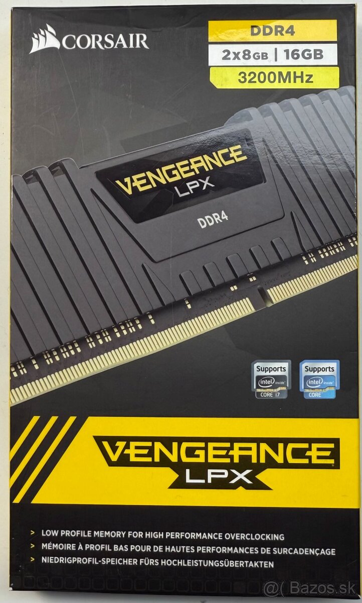 16GB DDR4 Corsair 3200MHz