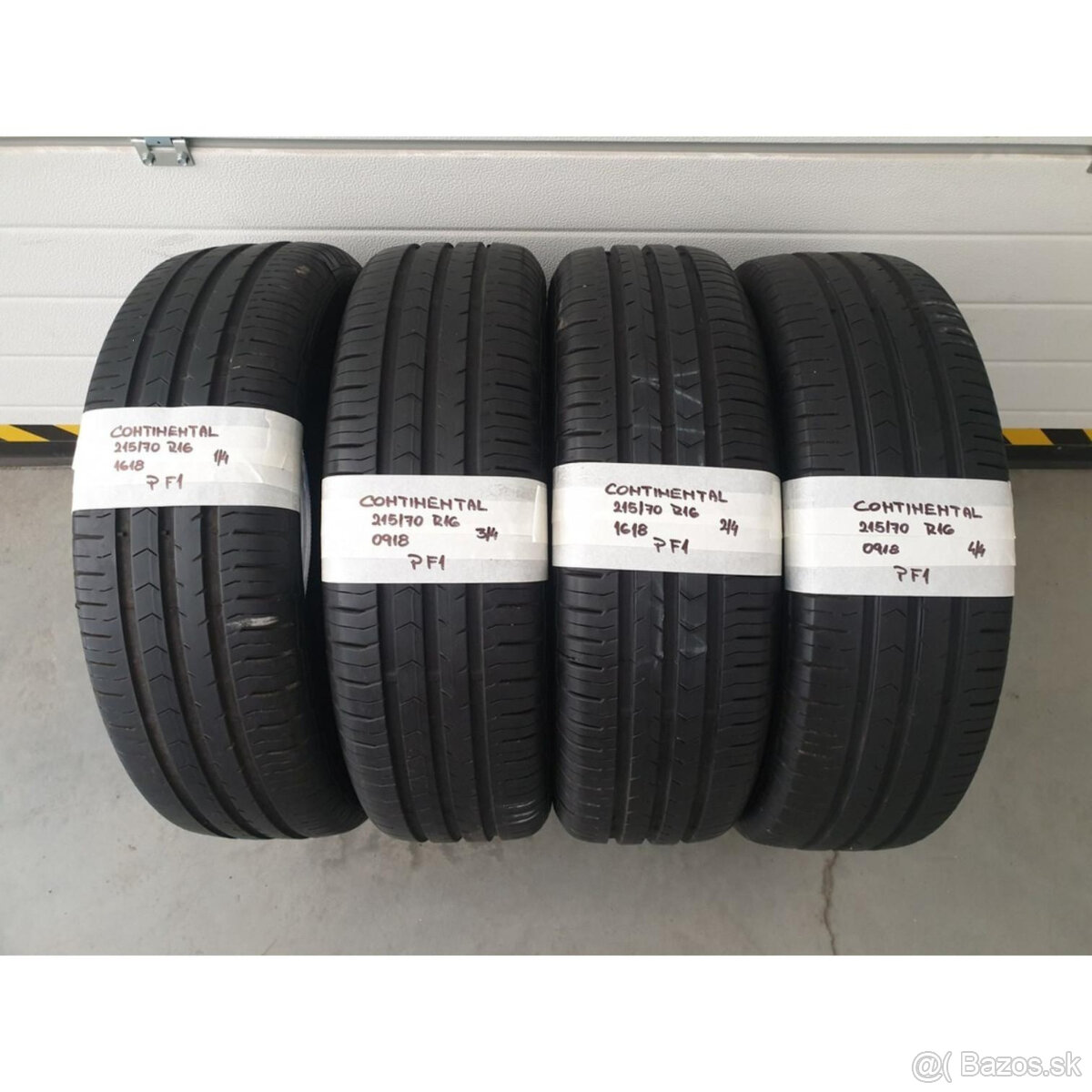 Letné pneumatiky 215/70 R16 CONTINENTAL DOT4618