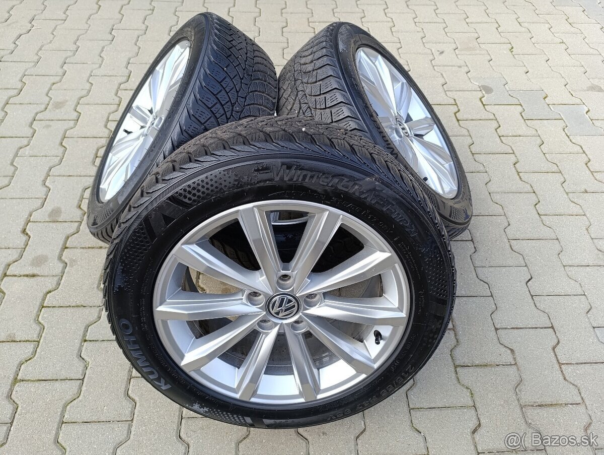 5x112 r17 VW London + zimné 215/55 r17