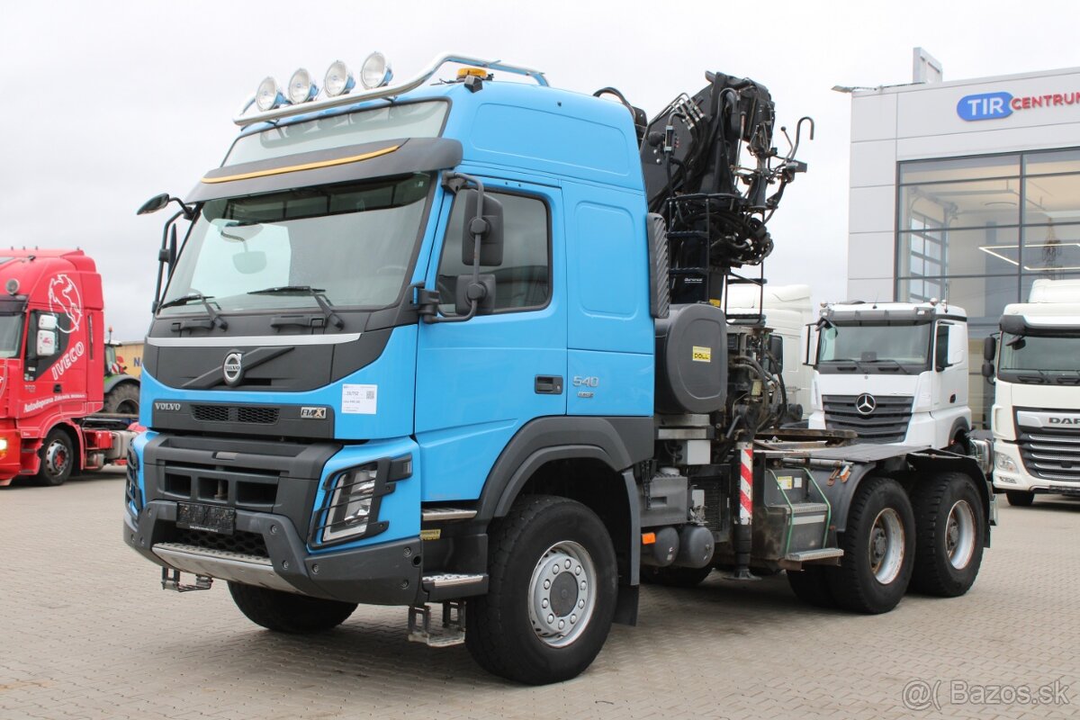 VOLVO FMX 540, 6X6, HYDRAULICKÁ RUKA LOGLIFT F165ZT 93