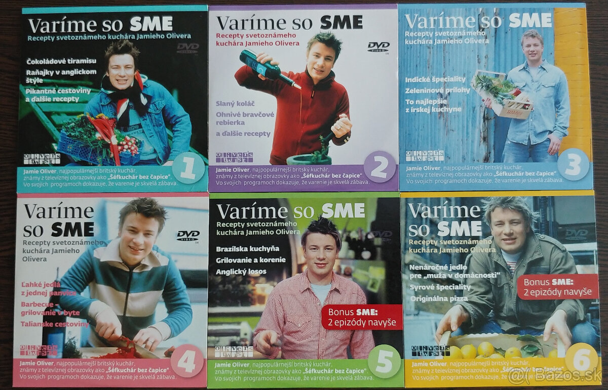 Kolekcia DVD Varíme so SME (6xDVD)