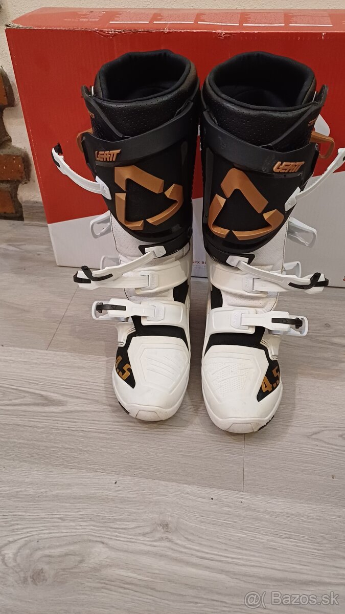 Leatt GPX 4.5 MX Boots white