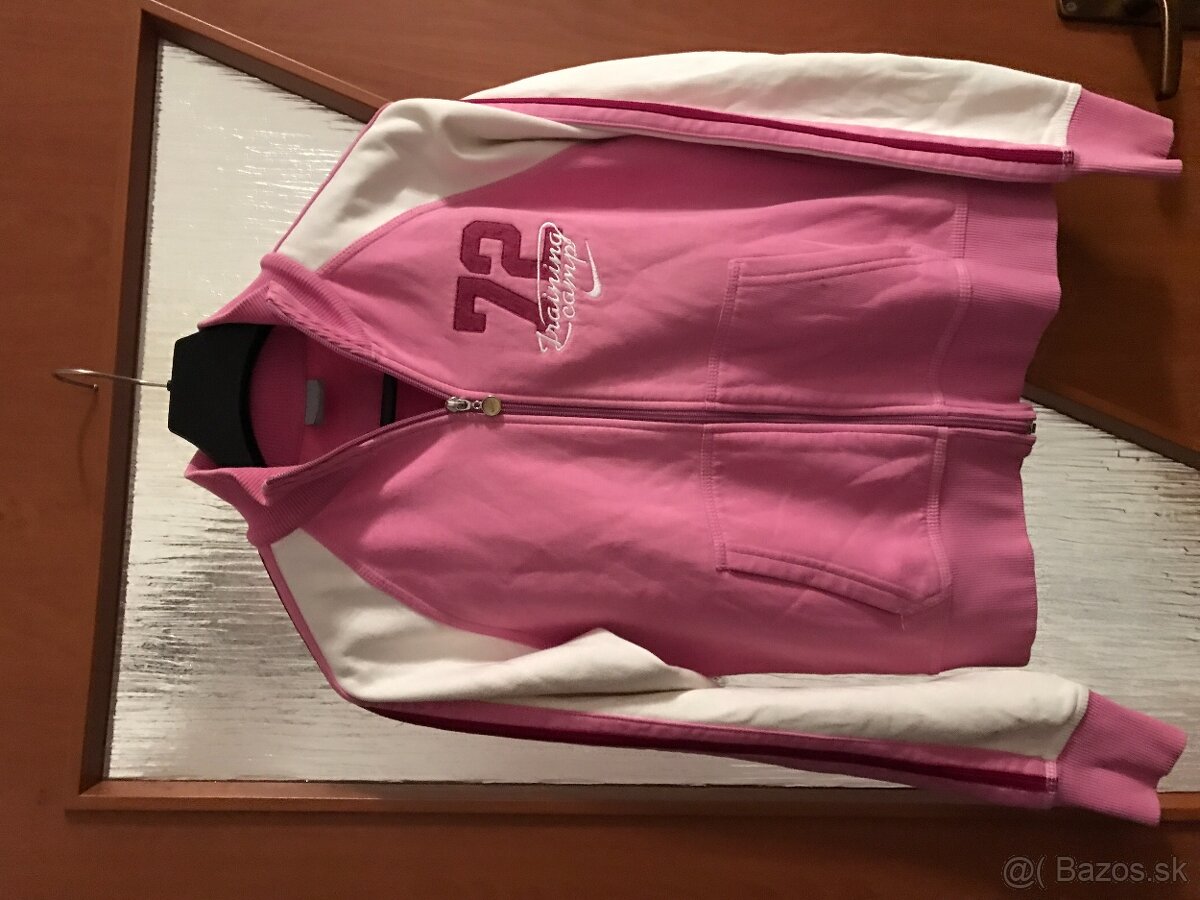 NIKE originál baby pink damska mikinka S/M