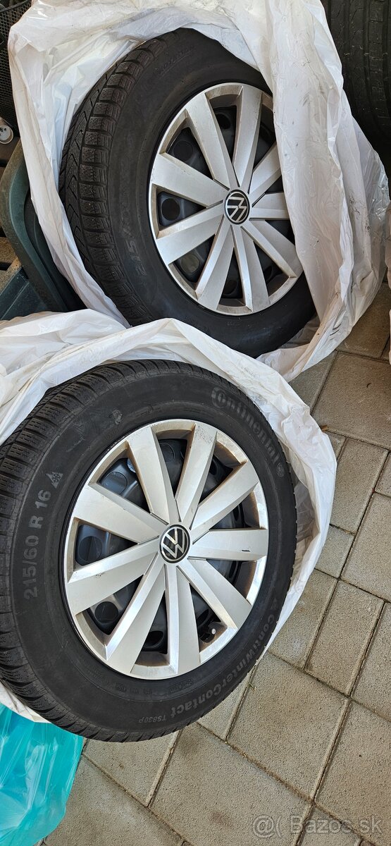 zimna sada 215/60 R16 ET 41 plechace