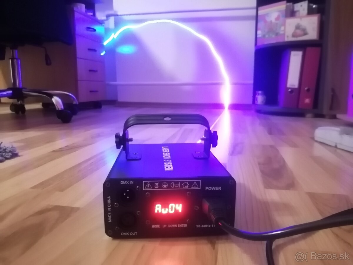 Laser RGB 500mw vytvarajúci vzory