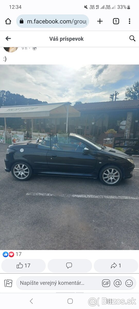 Peugeot 206 cc Cabrio