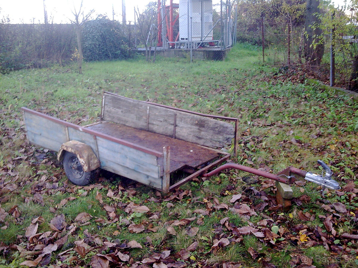 Prívesný vozík za auto -  Bez  ev. čísla