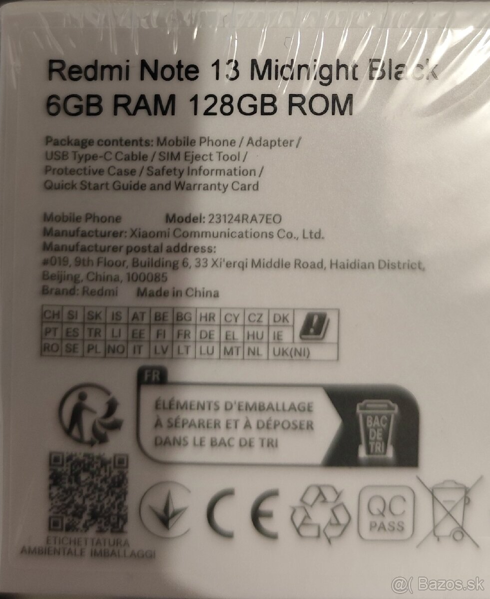 Xiaomi redmi note 13