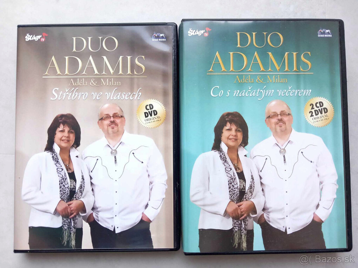 Duo Adamis - Co s načatým večerem - 2 CD+2 DVD nové