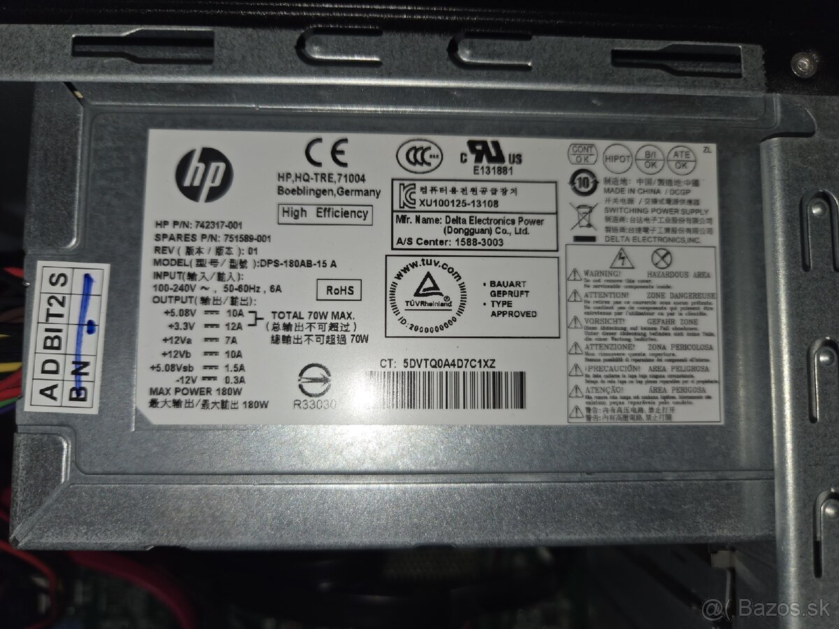 HP zdroj (751589-001, 742317-001)