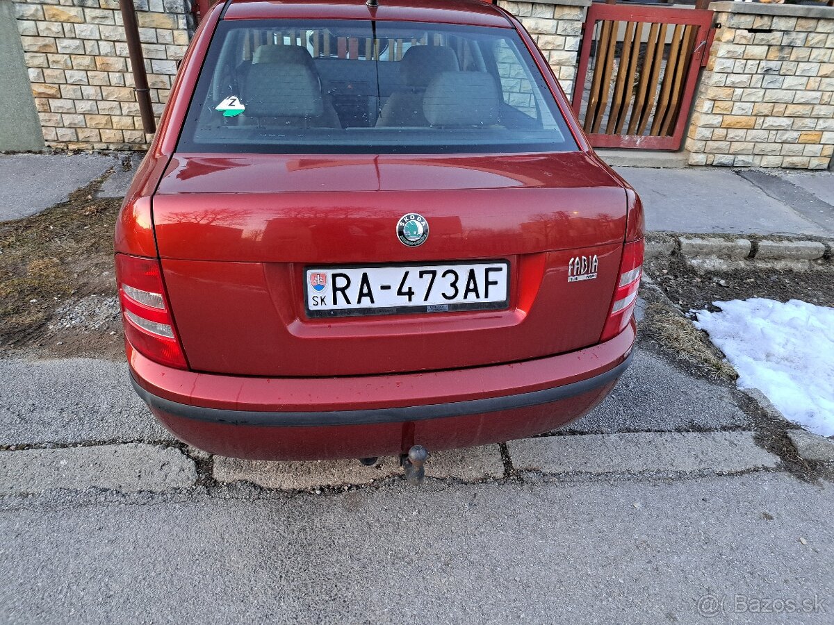 Škoda Fabia 1,4 50kW Sedan