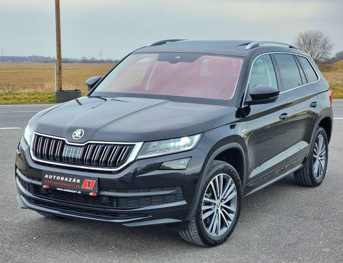 ✅️Škoda Kodiaq L&K 2.0.TDI 140kw 4x4,Webasto,Ťažné,Pano✅️