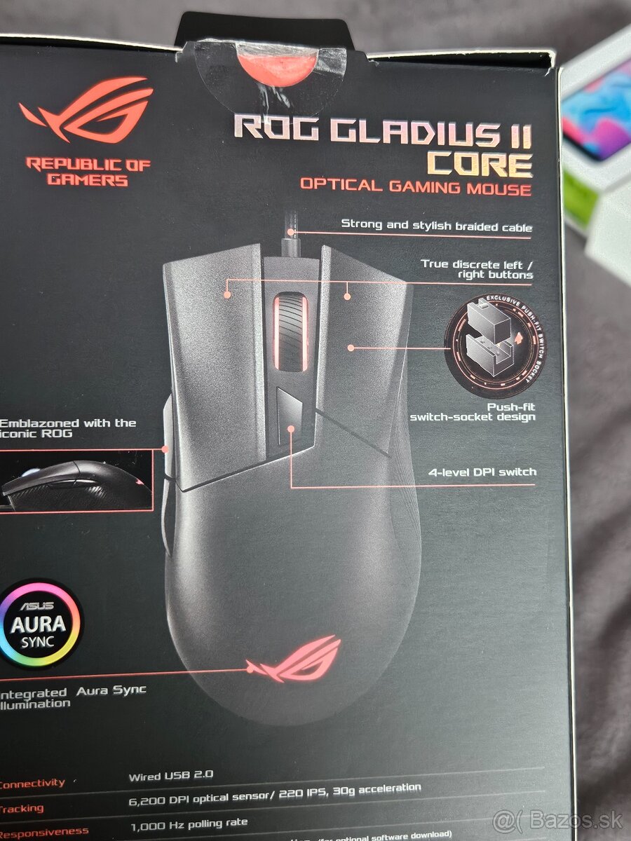 herna mys Rog Gladius 2 nepouzivana 35e