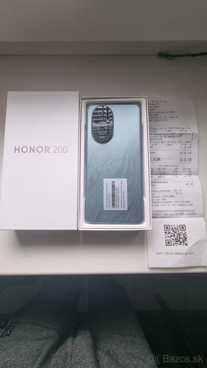 Honor 200 novy nepouzivany  12/512 zaruka doklad kryt