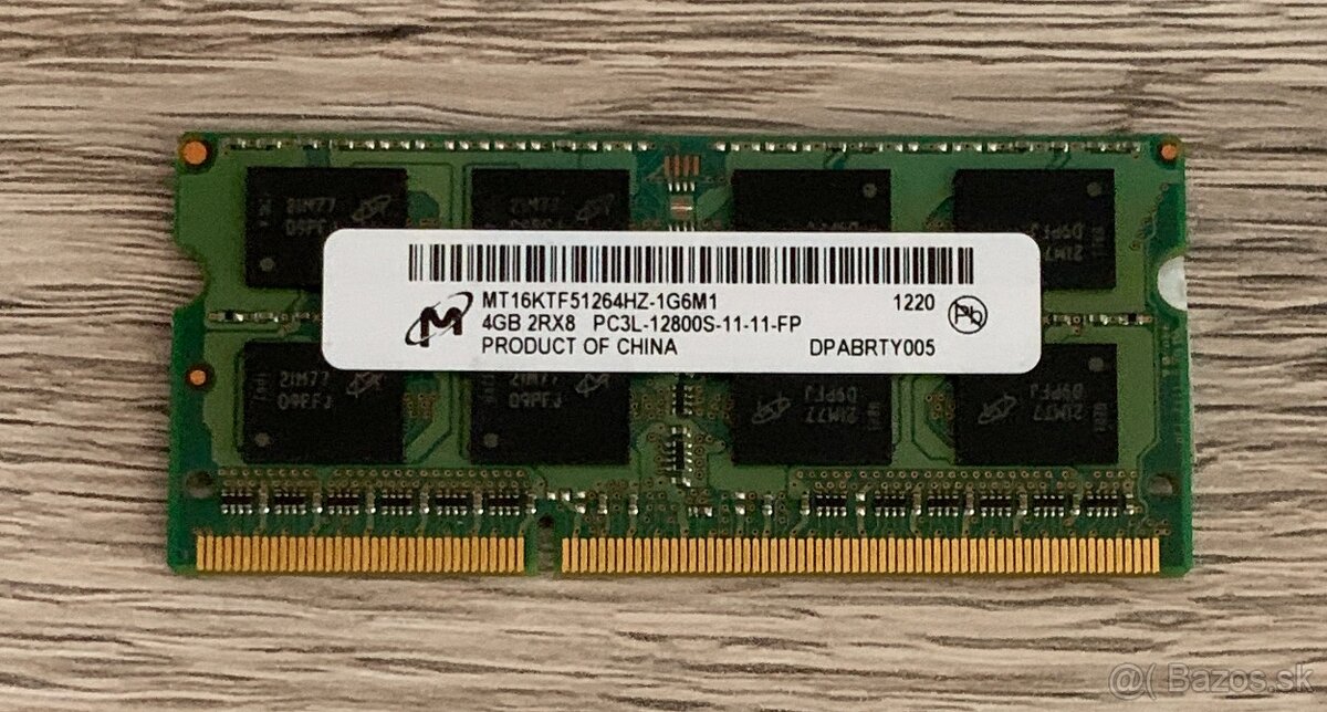 Predam modul SODIMM DDR3L 4GB