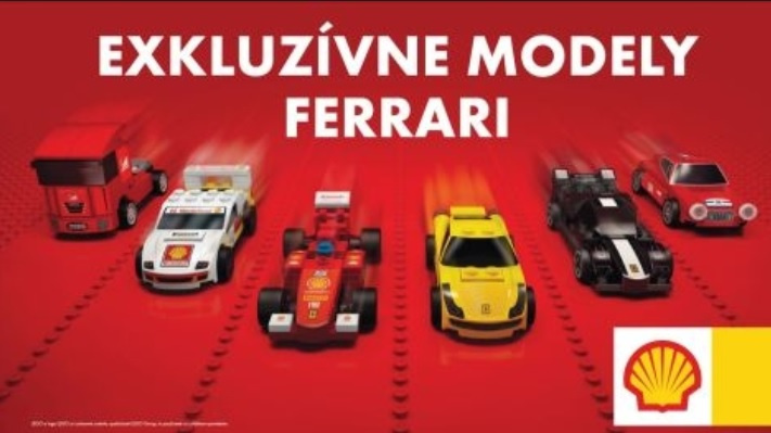 LEGO® SHELL Ferrari komplet seria (r.2012)