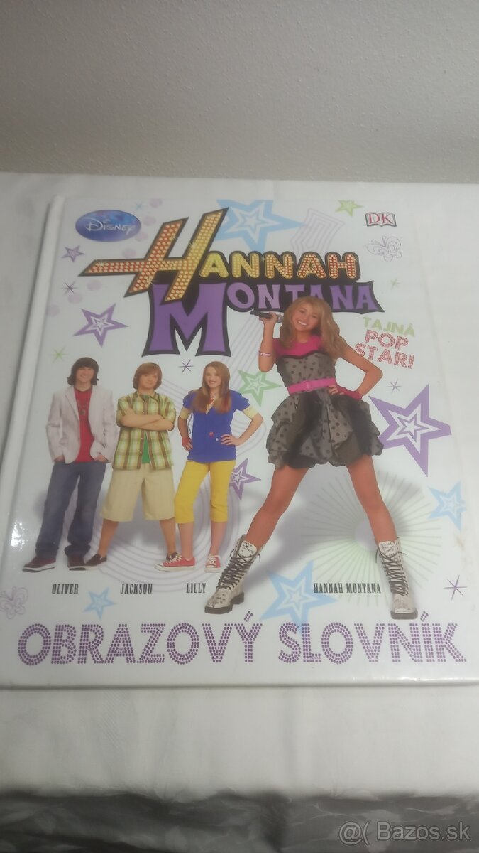 Obrazový slovnik Hannah Montana kniha