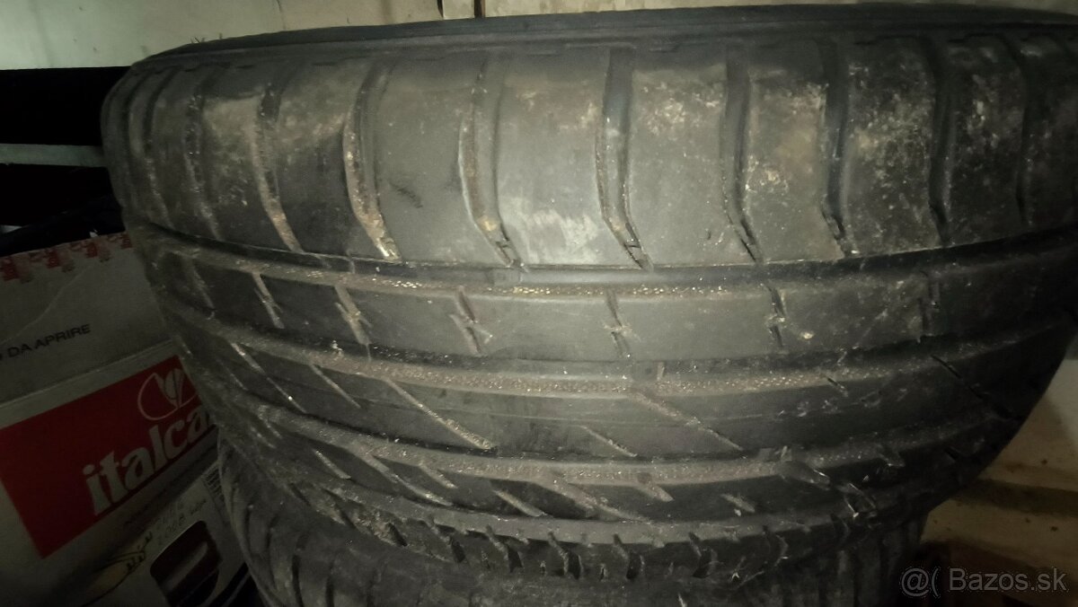 Alu disky (5x112) s letnými pneu 215/55 R16