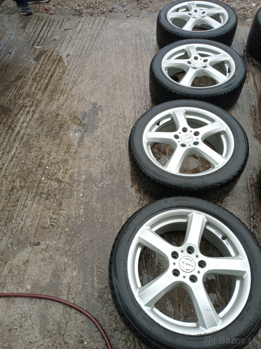 elektróny R17 5x112 Bridgestone 205/50R17 zimné