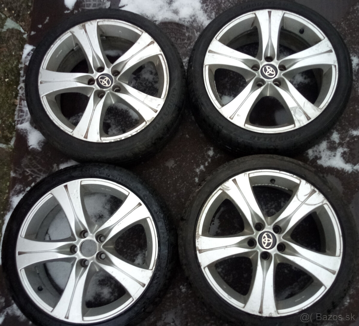 Predám alu disky R17 5x100 zn.Autec